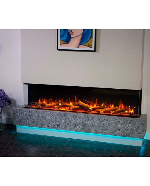 Chimenea Simulador Eléctrico i1800E App Negro-8