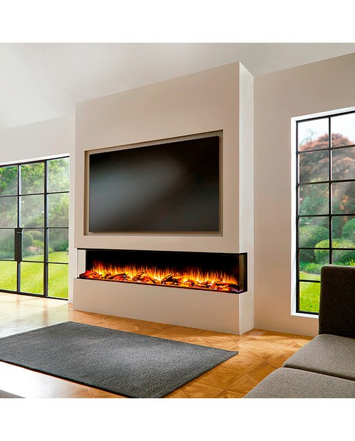 Chimenea Simulador Eléctrico i1800E App Negro-10