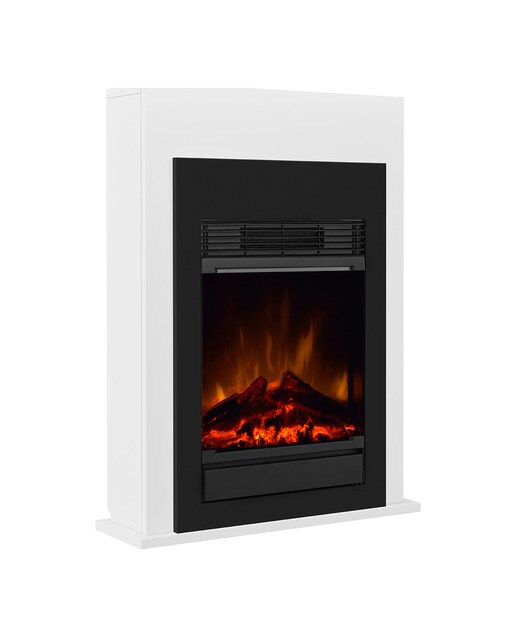 Chimenea Eléctrica Bellini Blanco-1