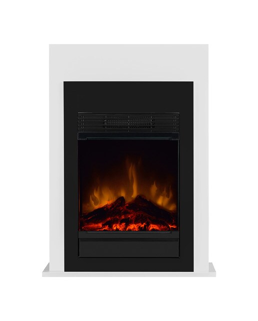 Chimenea Eléctrica Bellini Blanco-2