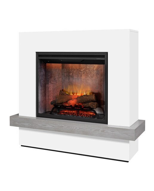 Lareira Elétrica Sherwood Cinzento-4