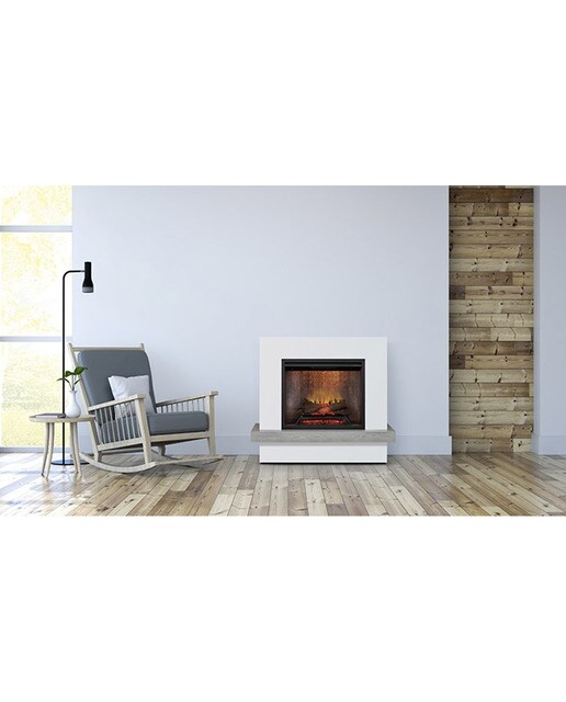 Lareira Elétrica Sherwood Cinzento-5