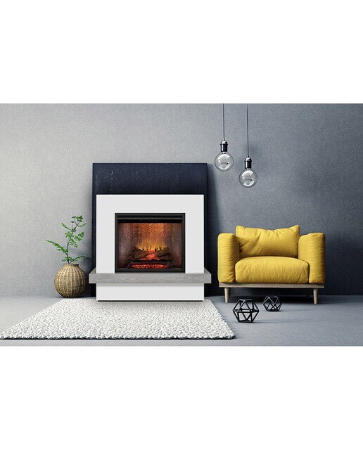 Lareira Elétrica Sherwood Cinzento-6