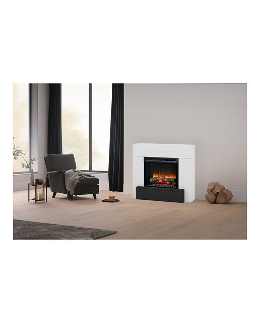 Chimenea Eléctrica Vigor Blanco-3