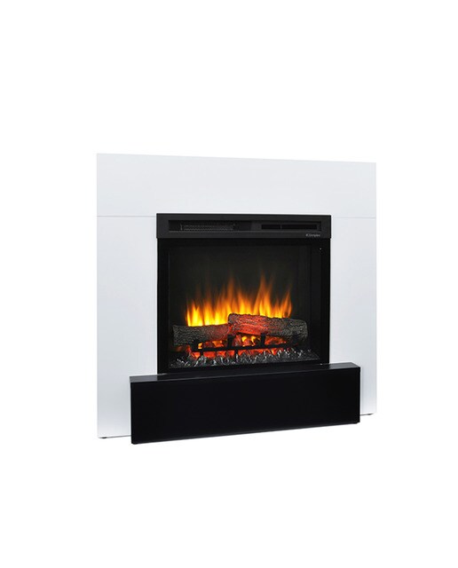Chimenea Eléctrica Lucid Blanco / Negro-3