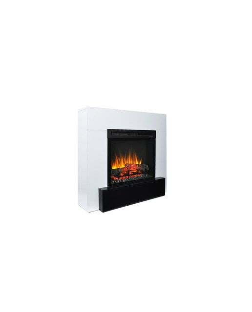 Chimenea Eléctrica Lucid Blanco / Negro-6