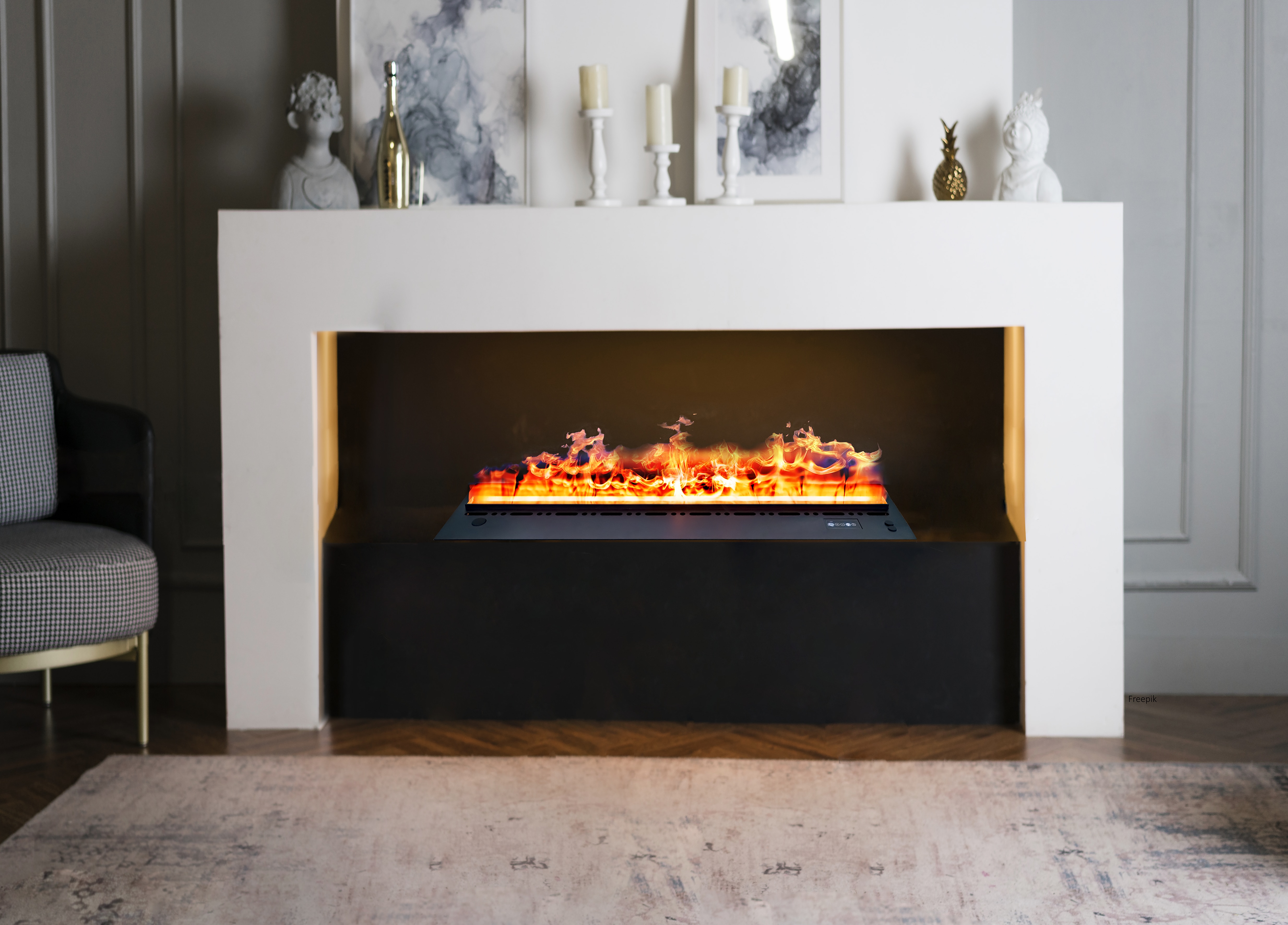 Chimenea Vapor Relaxfire Rgb70 Negro-2
