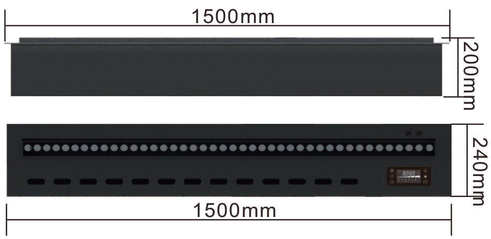 Chimenea Vapor Relaxfire Rgb150 Negro-7