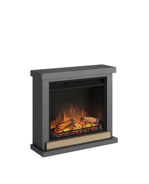 Chimenea Eléctrica Hagen Gris-2