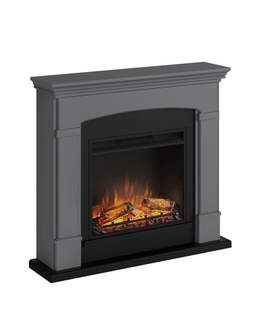 Chimenea Eléctrica Helmi Gris-2