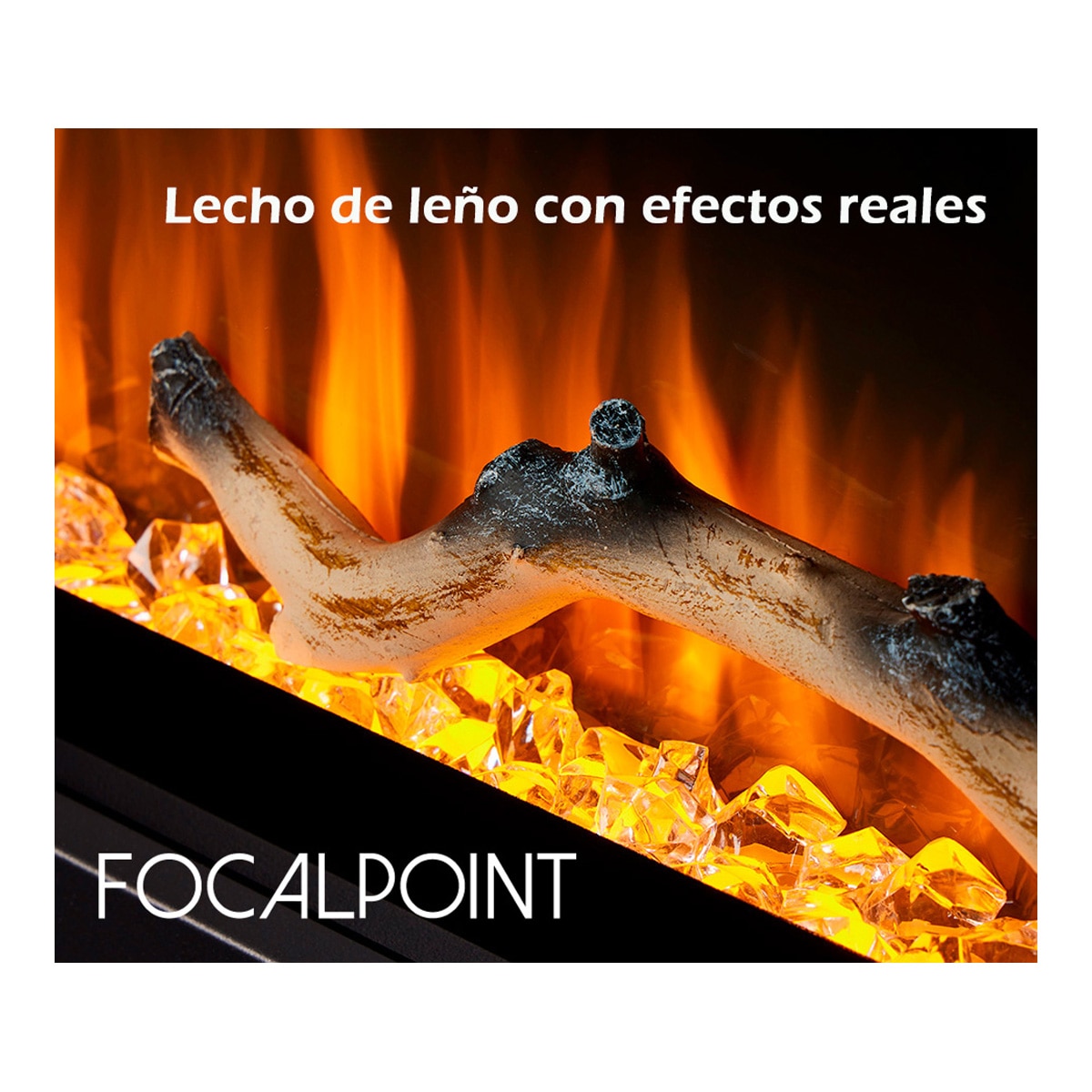 Chimenea Eléctrica Sasanoa 40" Negro-5