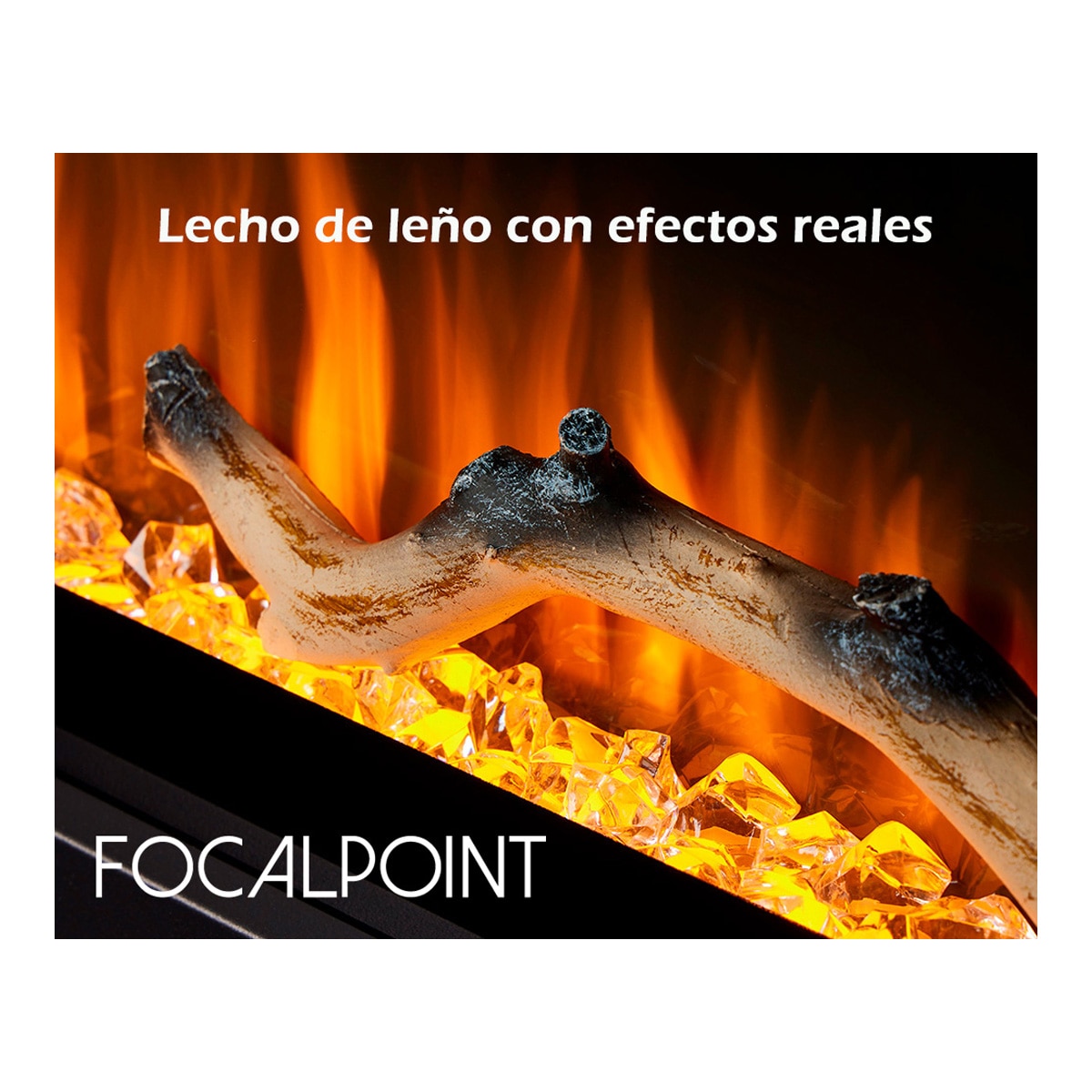 Chimenea Eléctrica Sasanoa 50" Negro-4