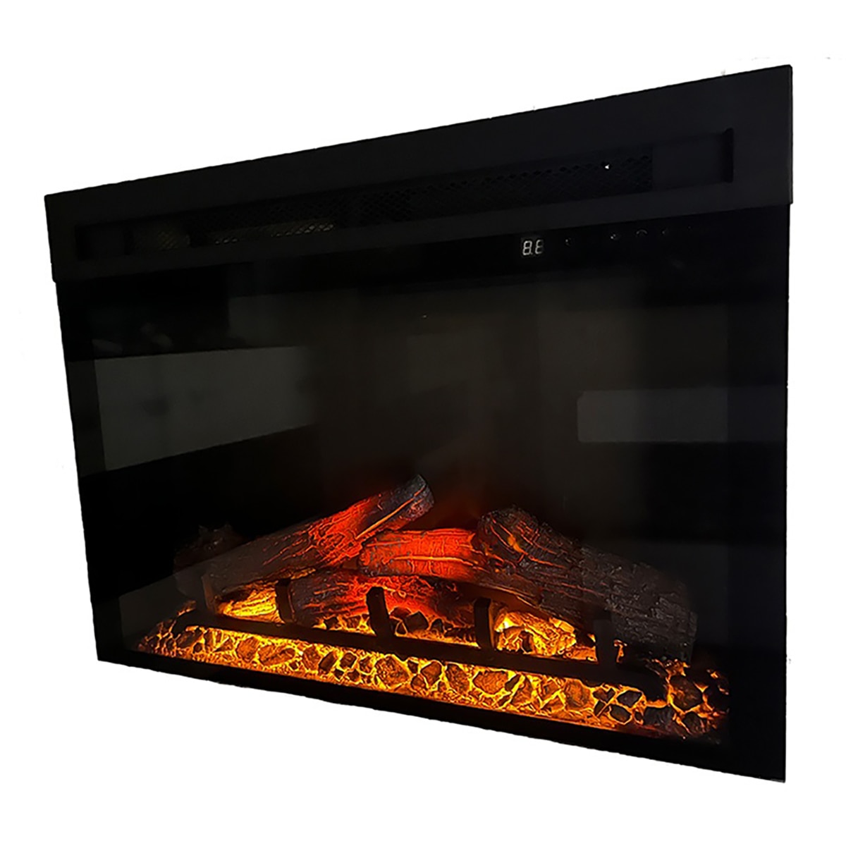 Chimenea eléctrica POPULES 70 Negro-9