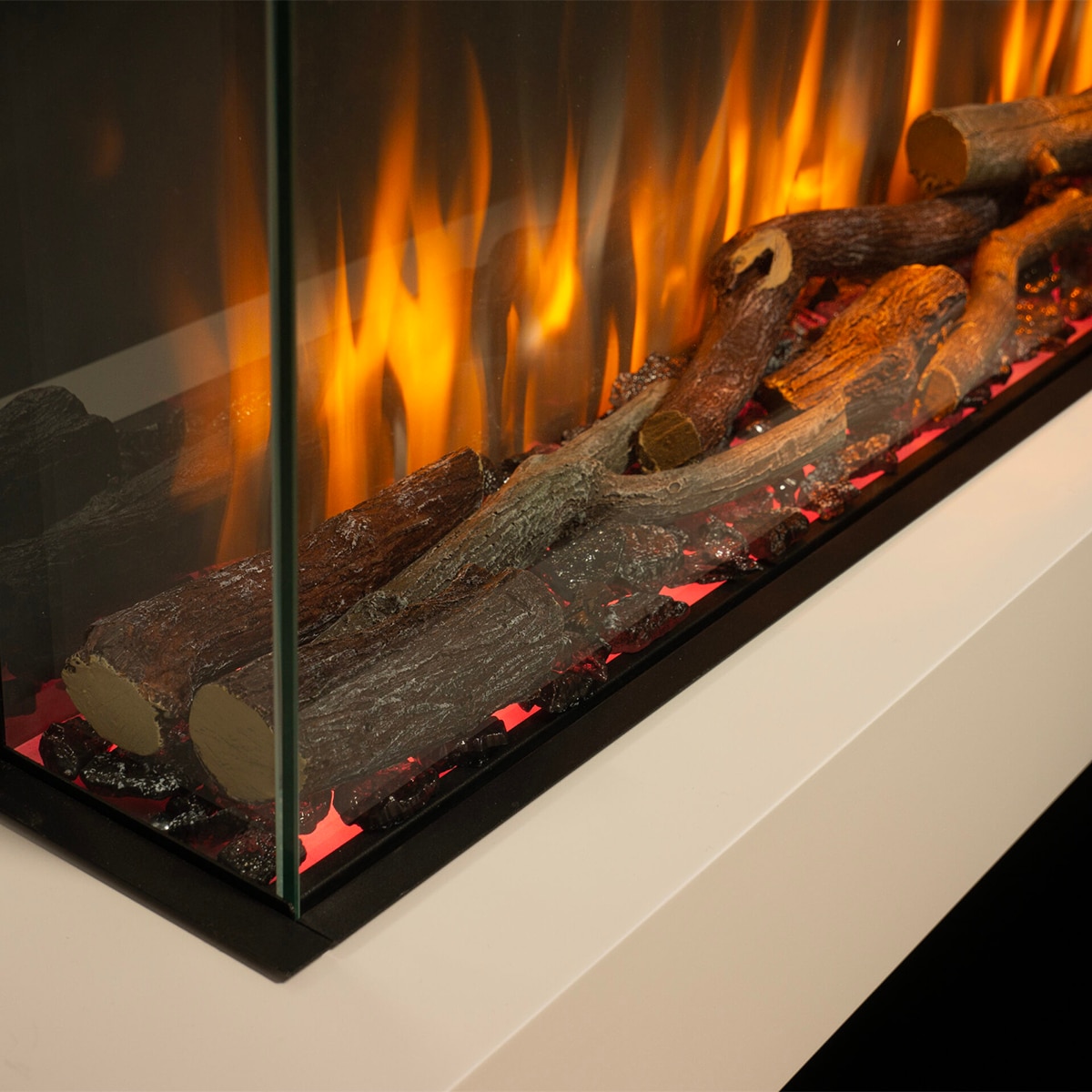 Chimenea eléctrica i1500E SLIM 4D Charlton & Jenrick Negro-3