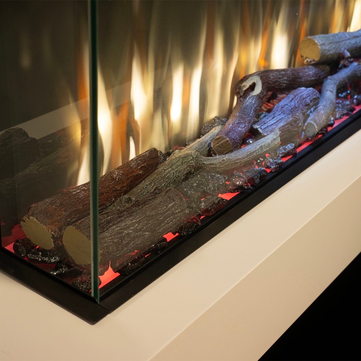 Chimenea eléctrica i1500E SLIM 4D Charlton & Jenrick Negro-4