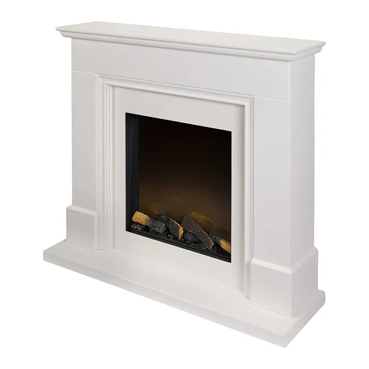 Chimenea eléctrica Kendal Blanco-9
