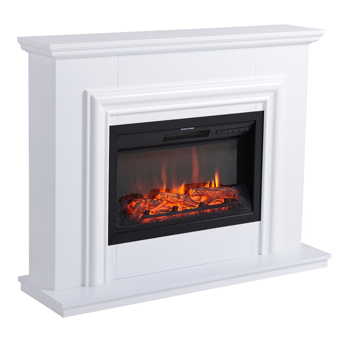 Chimenea eléctrica Amersham Blanco-8