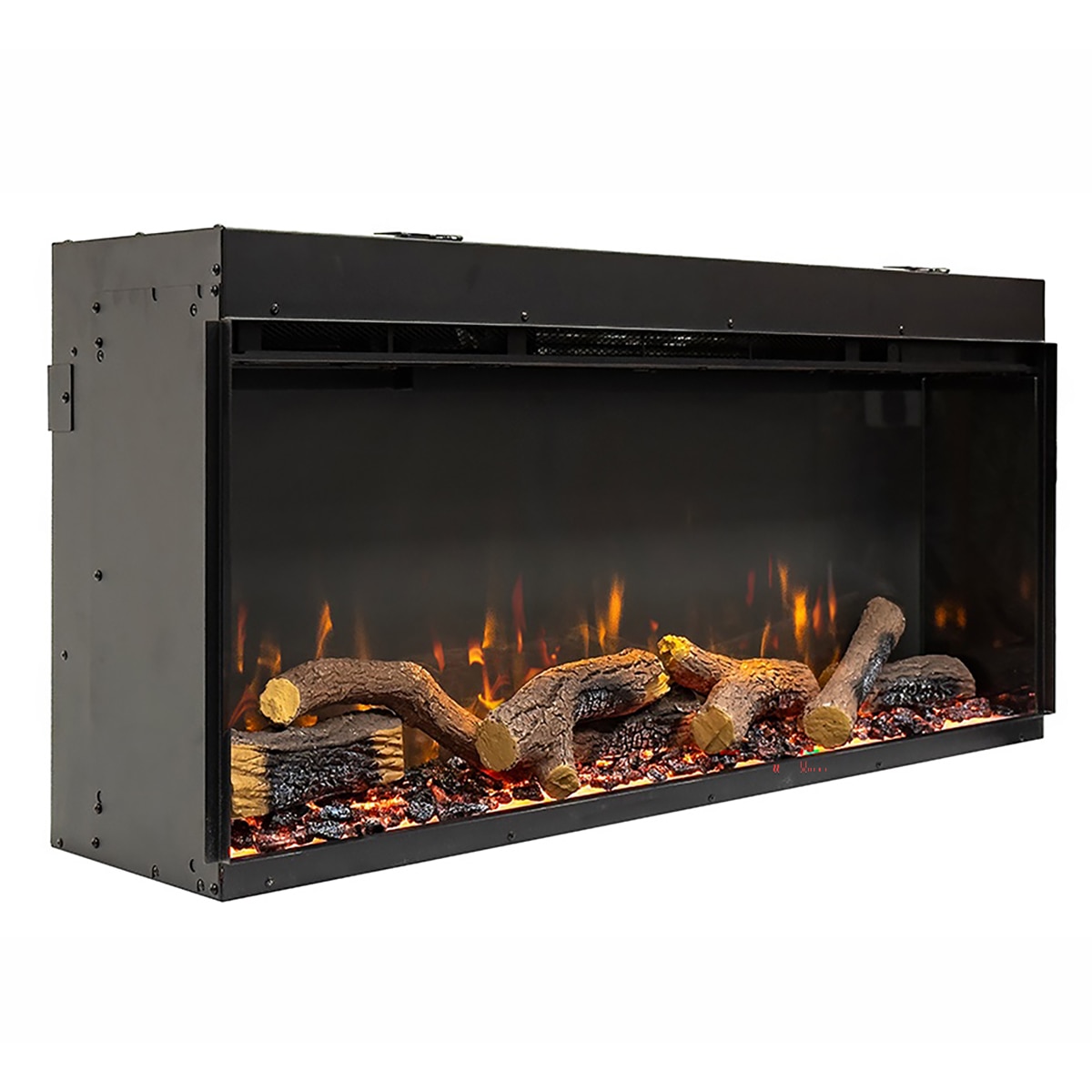 Chimenea eléctrica empotrable Go Eco MW 100 de Charlton & Jenrick Negro-8