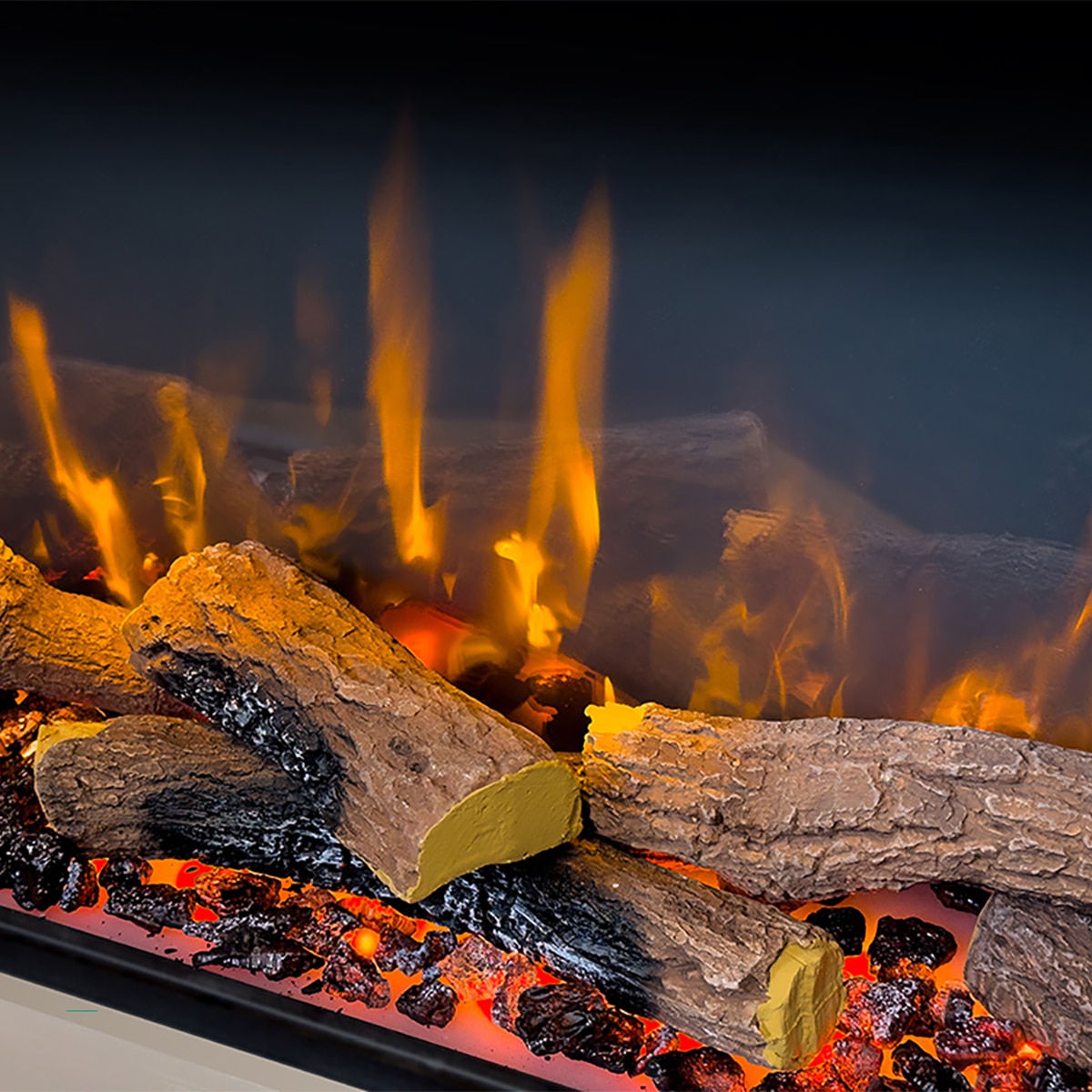 Chimenea eléctrica empotrable Go Eco MW 180 de Charlton & Jenrick Negro-8