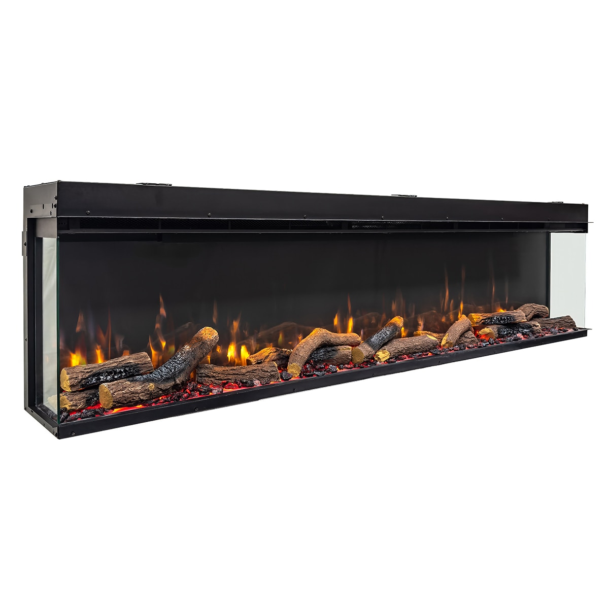 Chimenea eléctrica empotrable Go Eco MW 180 de Charlton & Jenrick Negro-9