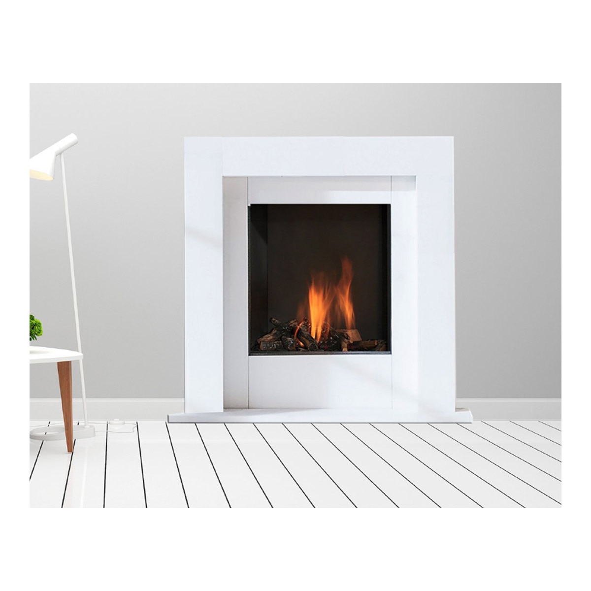 Chimenea Gas Natural Pano 67 X 67 cm Negro-2