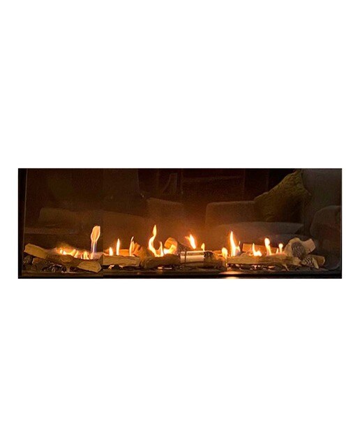 Chimenea Gas Natural Pano 1100 2 Esquinas Negro-1