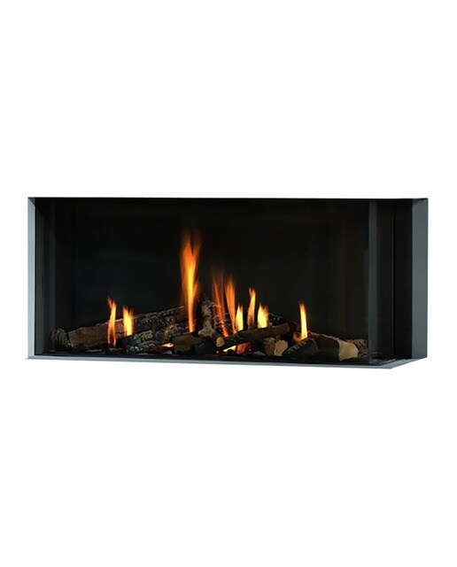 Chimenea Gas Natural Pano 1600 Esquinera Derecha Negro-1