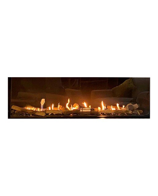 Chimenea Gas Natural Pano 1600 2 Esquinas Negro-1