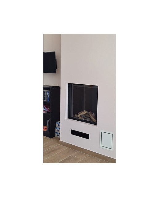 Chimenea Gas LPG Pano 67 X 67 cm Negro-3
