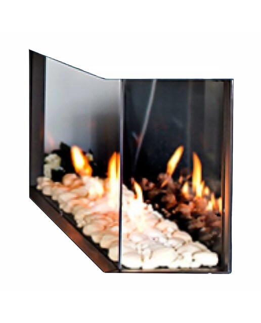 Chimenea Gas LPG Pano 650 Esquinera Derecha Negro-1