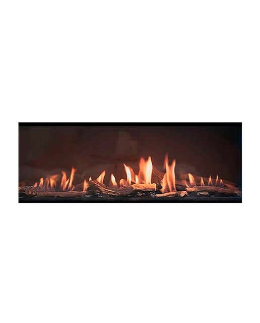 Chimenea Gas LPG Pano 1100 Frontal Negro-1