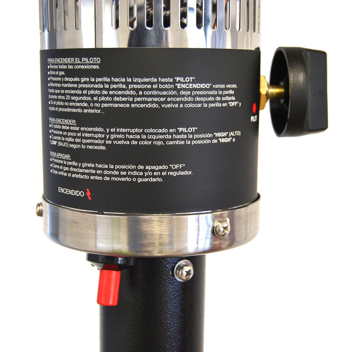 Estufa Gas Exterior Phyros 1 Negro-8