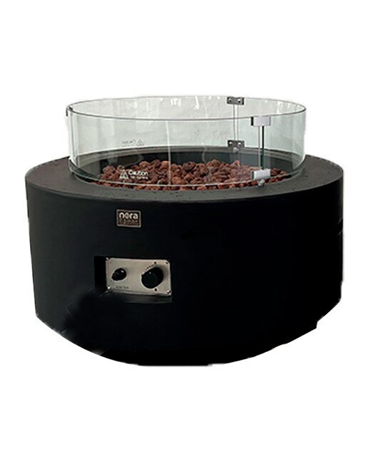 Mesa de Exterior con Brasero de Gas Fuji 16 kW Negro-2
