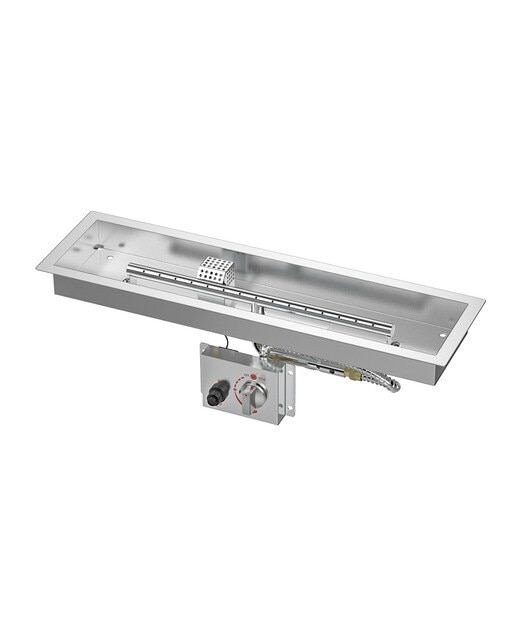 Imagen 0 de Quemador Exterior Gas Rectangular Nora 950 x 190 Gas Natural