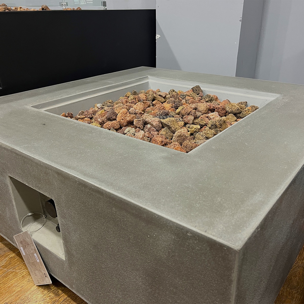 Mesa de Exterior con Brasero de Gas Loa gris 16 Kw Gris-7