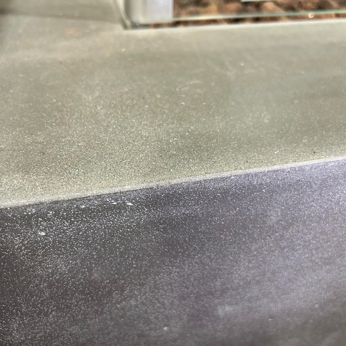 Mesa de Exterior con Brasero de Gas Colima gris con cristales 16 Kw Gris-4
