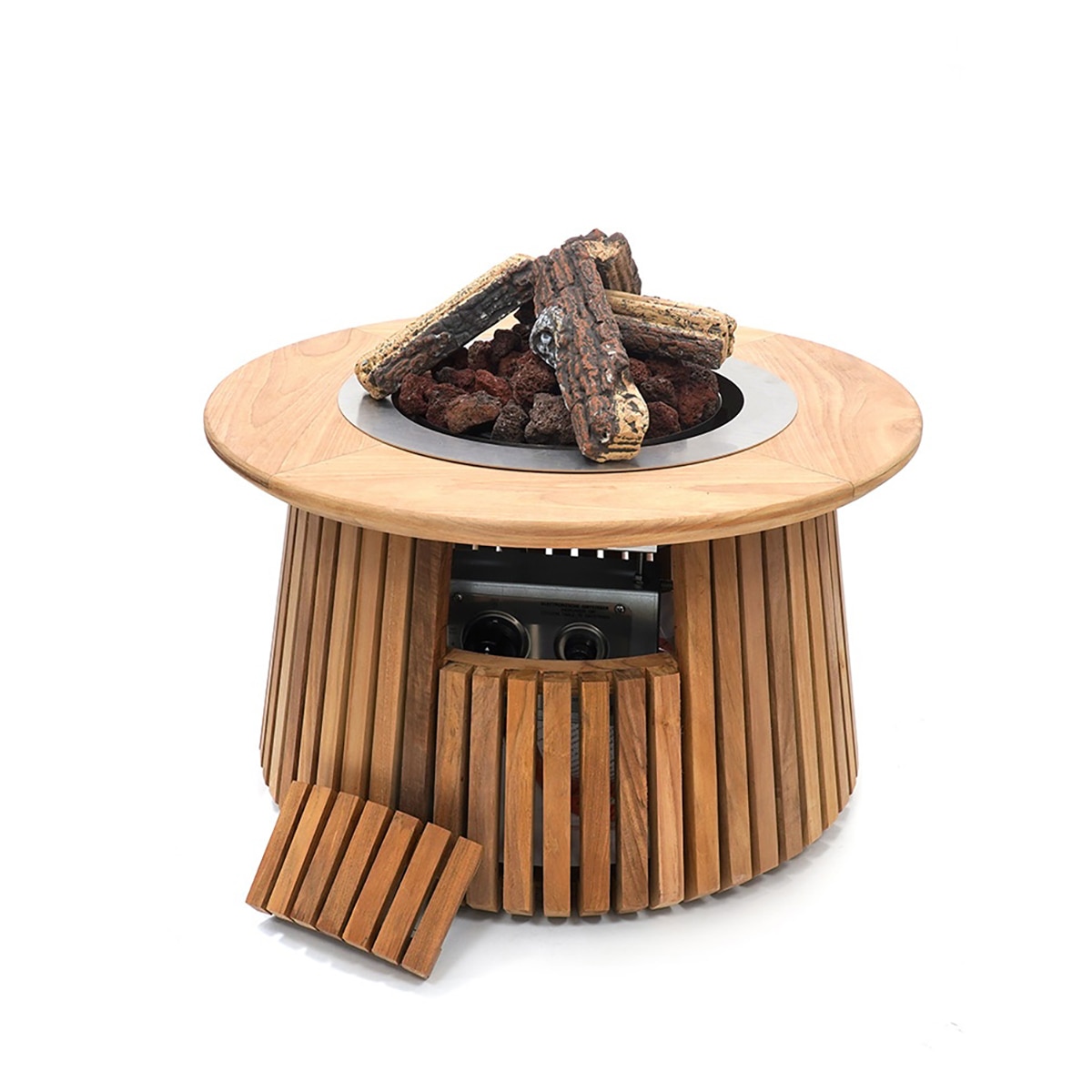 Mesa de exterior Lagune Round 60 teak Madera-2