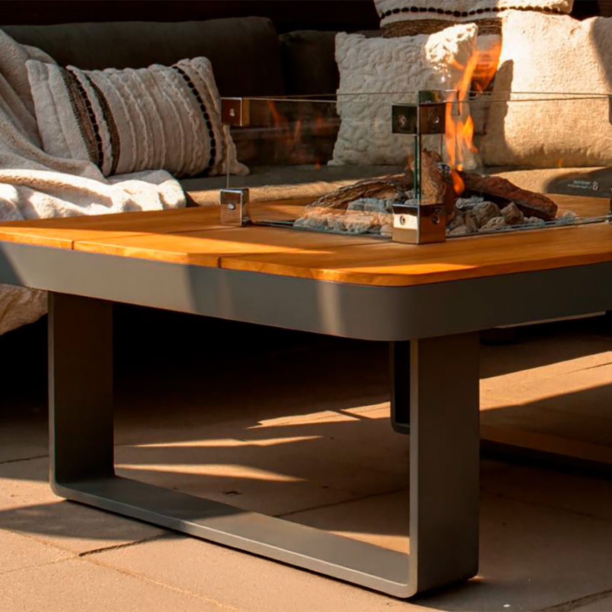 Mesa de exterior Horizon 95 Madera-3