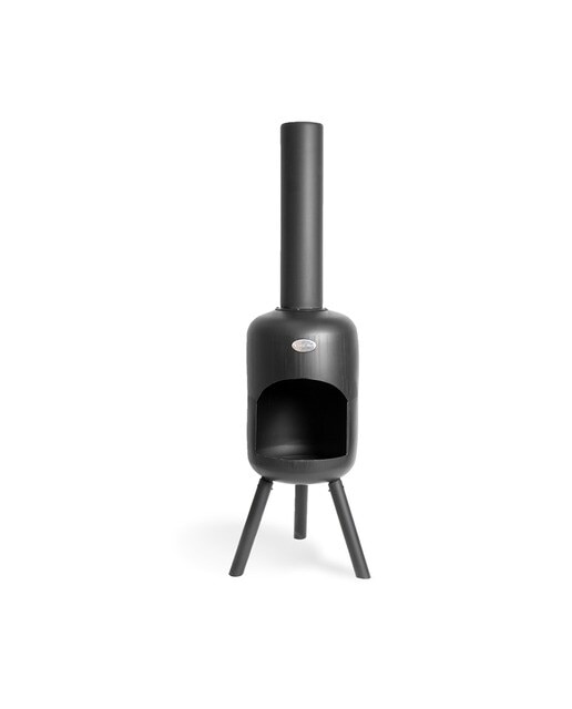 Chimenea de Leña Exterior Bonbini Negro-3