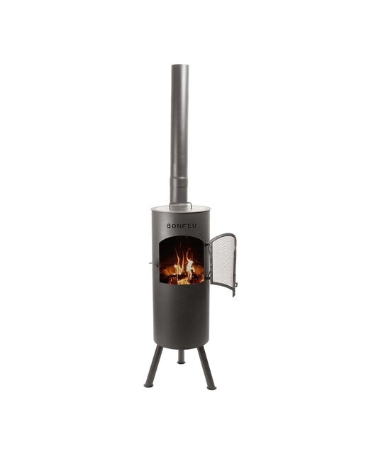 Imagen 0 de Chimenea de Leña Exterior Bongiano L Black