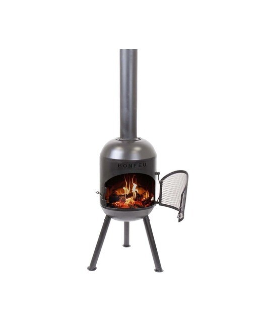Imagen 0 de Chimenea de Leña Exterior Bonsolo Black