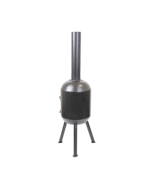 Chimenea de Leña Exterior Bonsolo Black Negro-7