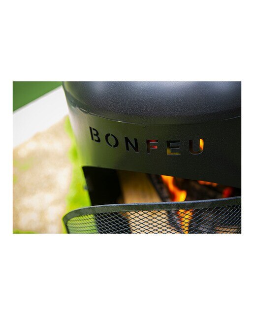 Chimenea de Leña Exterior Bonsolo Black Negro-10