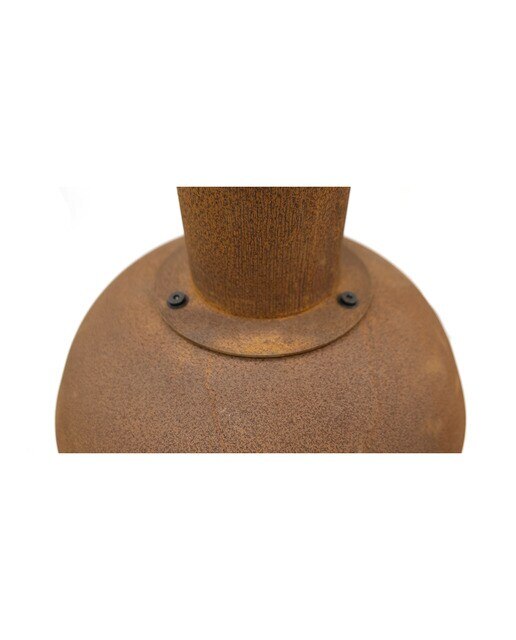 Chimenea de Leña Exterior Bonsolo Corten Óxido-7