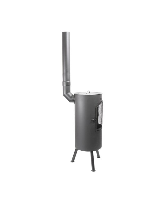 Lareira Exterior a Lenha Bontino Black Preto-5
