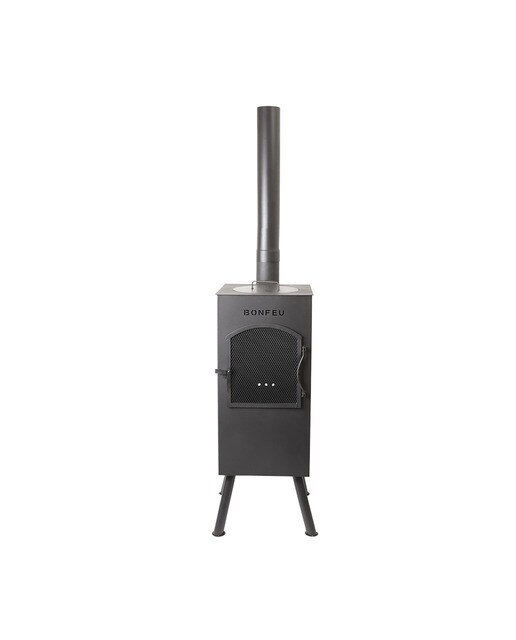 Chimenea de Leña Exterior Boncarré Black Negro-4