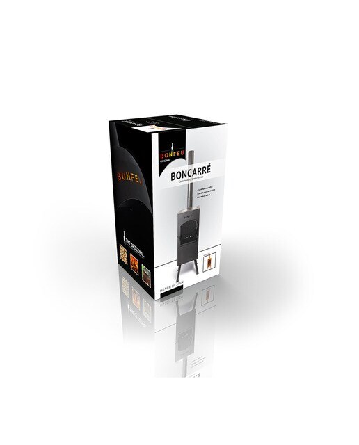 Chimenea de Leña Exterior Boncarré Black Negro-6