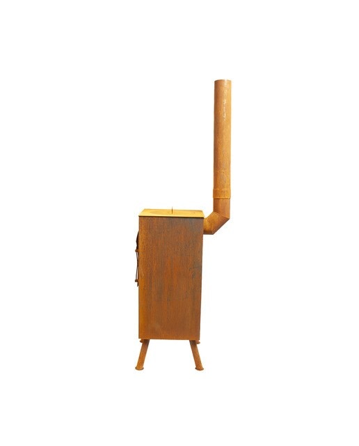 Chimenea de Leña Exterior Boncarré Corten Óxido-5