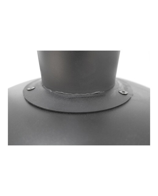 Chimenea de Leña Exterior Bonbono Acero Negro-10