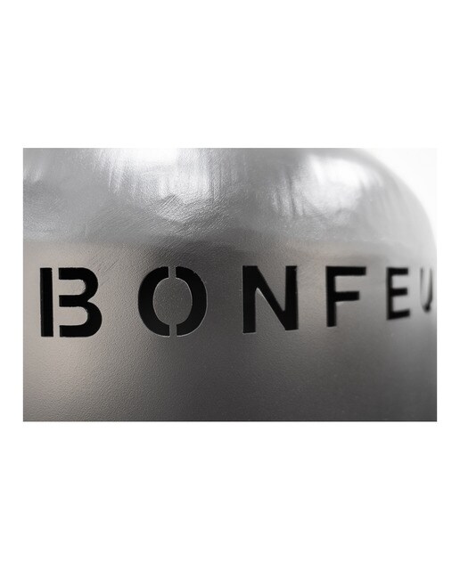 Chimenea de Leña Exterior Bonbono Acero Negro-11